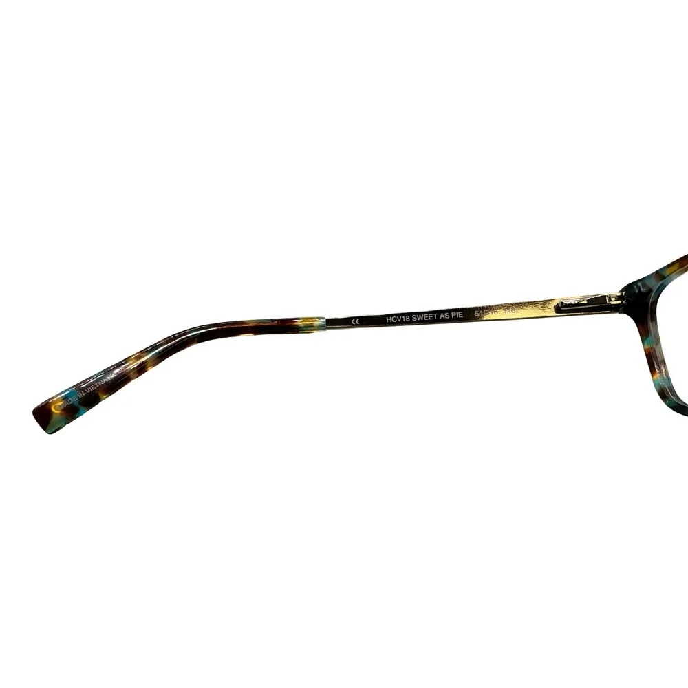 Hard Candy Sweet As Pie HCV18 Eyeglasses Frames Brown Blue Tortoise 54-16-140